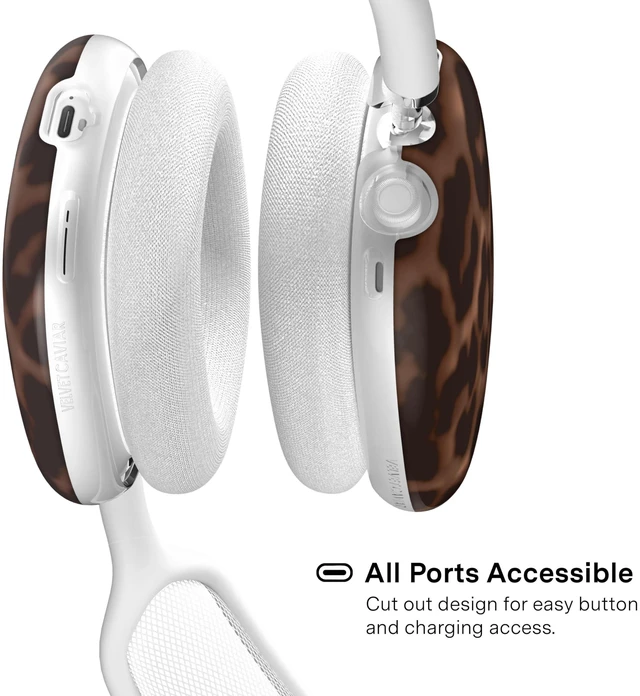 Alt view image 4 of 5 - VELVET CAVIAR Case Cover for AirPods Max 2 & 1 - Cute Protective Headphone Accesssories (It Girl Leopard)