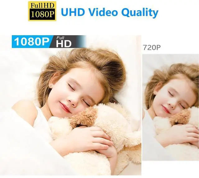 Alt view image 4 of 5 - Small Wireless WiFi IP Camera, Concealed Portable Camera,HD1080P Video Recording Live Feed,Baby Monitor Camera with Night Vision,Motion Detection,Cloud Storage for Remote Security Outdoor/Indoo
