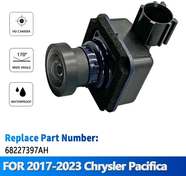 Alt view image 4 of 5 - wzruiqipei Rear View Back Up Camera Compatible with 2017 2018 2019 2020 2021 2022 2023 Chrysler Pacifica Reverse Park Assist Backup Camera Replaces 68227397AH