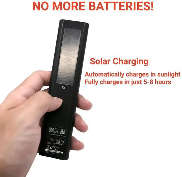 Alt view image 4 of 5 - BN59-01385A Solar Voice Remote Compatible with Samsung Frame Smart TV, USB-C Rechargeable Bluetooth Remote Control with Solar Charging Compatible with Samsung 2021-2022 Neo LED 4K Ultra HD