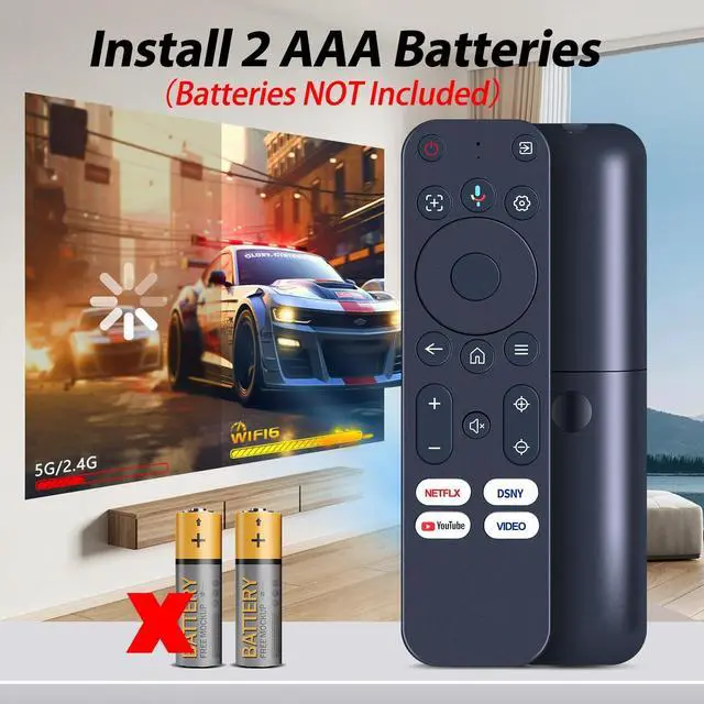 Alt view image 5 of 5 - WDZP New Projector Remote Control fit for Yaber K3, K3 pro, K2s, T2, T2 Plus Projector