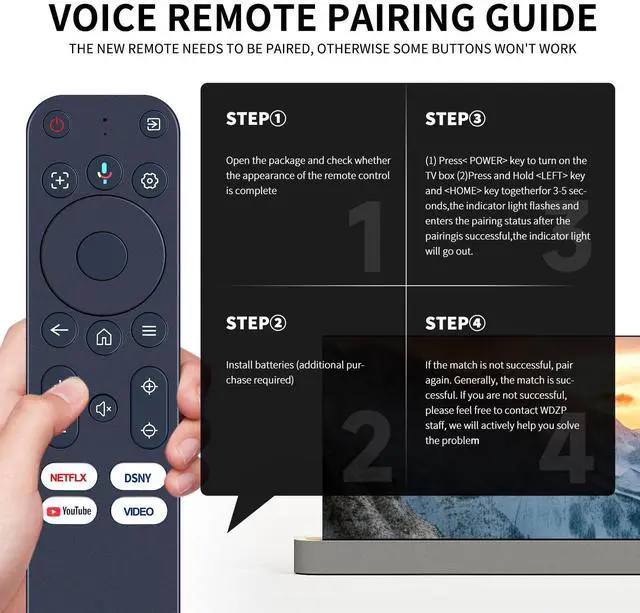 Alt view image 4 of 5 - WDZP New Projector Remote Control fit for Yaber K3, K3 pro, K2s, T2, T2 Plus Projector