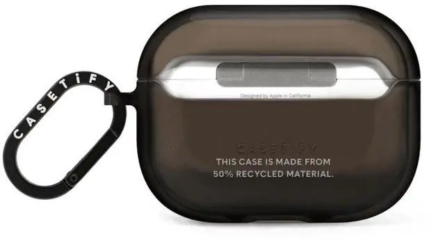 Alt view image 2 of 2 - CASETiFY Impact Airpods Pro (3rd) Case with Ring - Daisies by Laura Jane Illustrations - Black