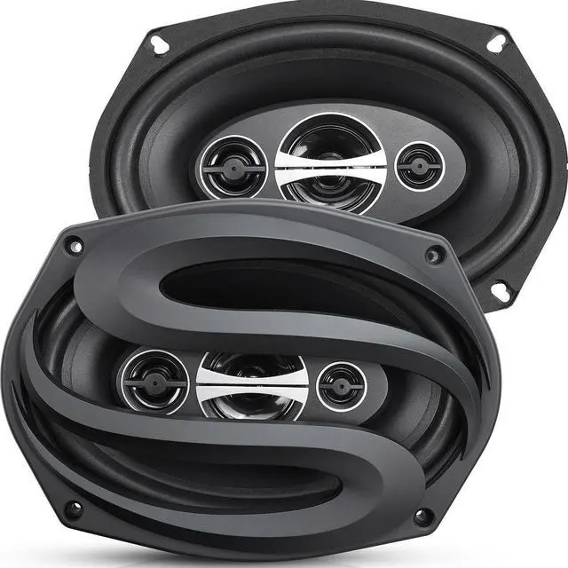 Main image of Seventour 6x9 4-Way Car Audio Door Speakers (Pair),350 Watts max Power,Full Range,Tweeters,Coaxial,Enhanced Sound,High-Efficiency Speaker for Cars/Truck,Great OEM Car Audio Upgrade (6x9 350 Watts)