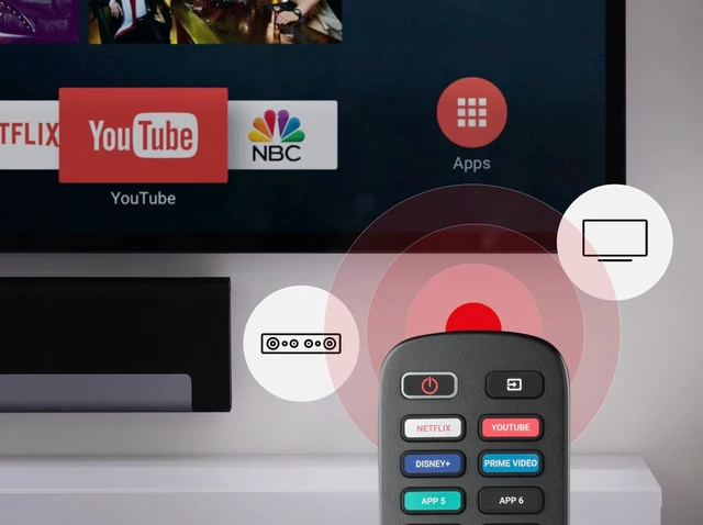Alt view image 5 of 5 - One For All URC4923 Replacement Remote Control for Roku TVs - TVs That use Roku Smart System