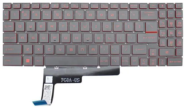 Main image of Reaplcement Laptop Keyboard Backlight for MSI GF66 GF76 GL66 GL76 Backlit US Layout