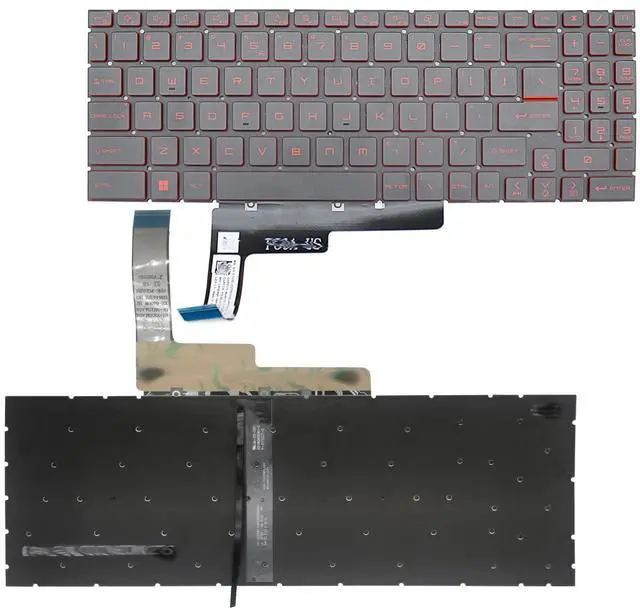 Alt view image 2 of 5 - Reaplcement Laptop Keyboard Backlight for MSI GF66 GF76 GL66 GL76 Backlit US Layout