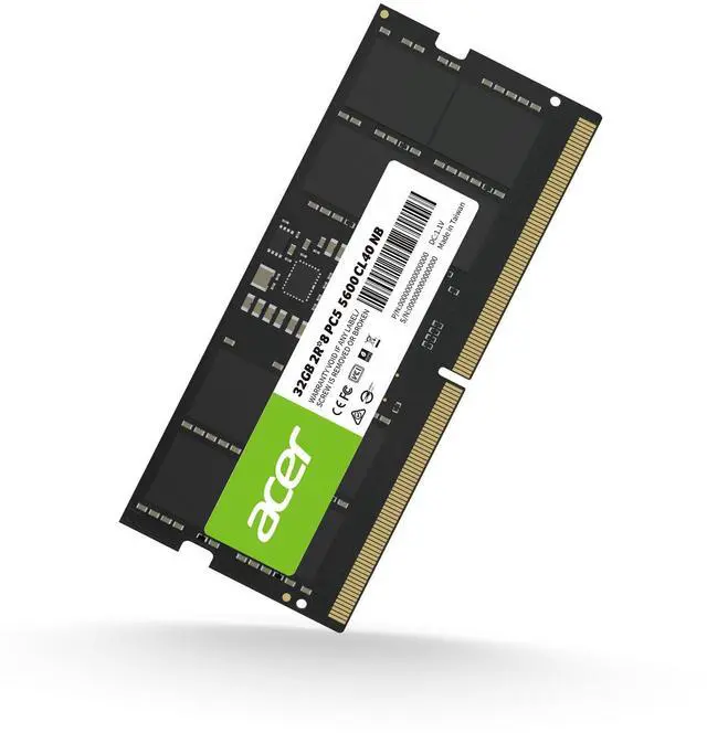 Main image of Acer SD200 DDR5 Single RAM 32GB 5600 MT/s CL46 Computer Memory for Laptop - BL.9BWWA.419