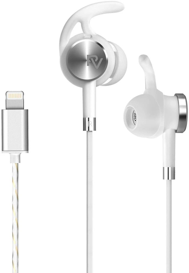 Main image of PALOVUE Lightning Headphones Magnetic Earbuds MFi Certified with Mic, White