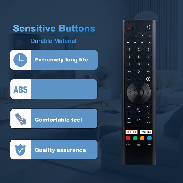 Alt view image 3 of 5 - AULCMEET Replaced Remote Control Compatible with Sansui Smart TV LE-32N2