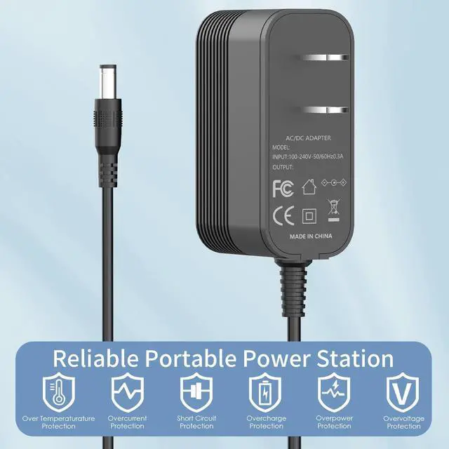 Alt view image 4 of 5 - 12V Charger for Electric Lunch Box Replacement for LunchEAZE Gen 1 & Gen 2 Cordless Heated & Electric Lunch Box Adapter Charger