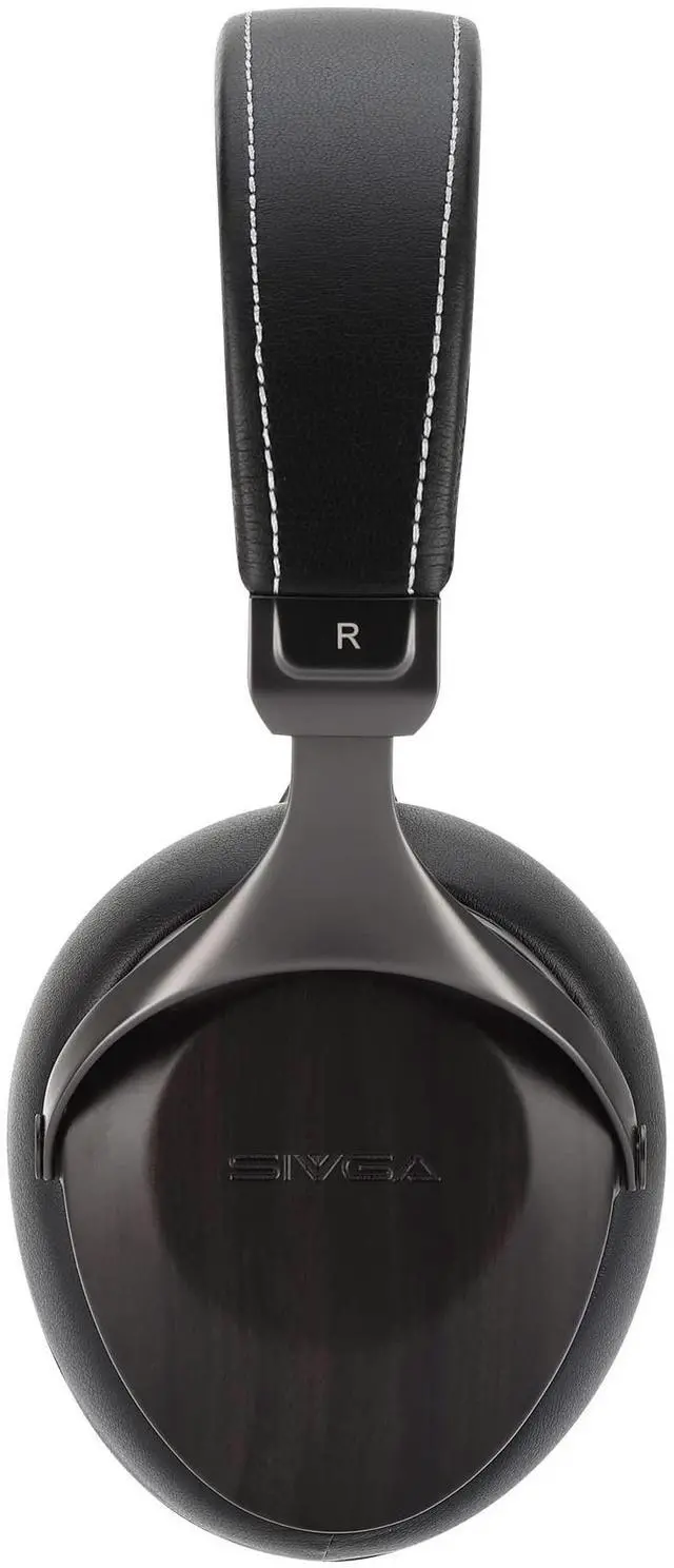 Alt view image 2 of 5 - SIVGA SV021 Robin Classic Zebrano Wooden Closed Back Wired Over-Ear Headphone