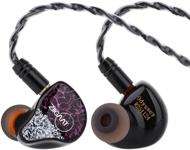 Main image of Linsoul ZiiGaat Odyssey InEar Monitor, 1DD+3BA Hybrid IEM Earphone, Wired Gaming Earbuds, Professional Sound Isolating Inner-ear Monitors with Detachable IEM Cable for Bass-lovers Musician Audiophile