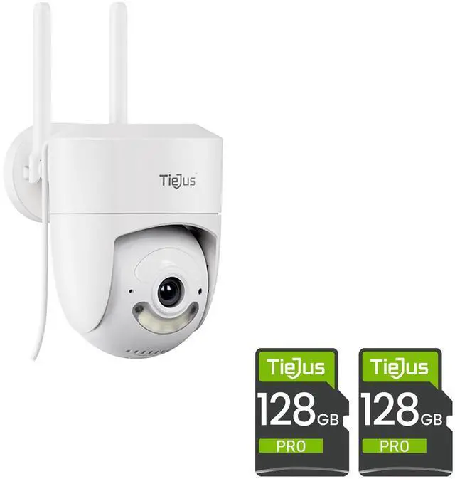 Alt view image 5 of 5 - TIEJUS 2 Packs 128GB SD Card for Security Camera, Memory Card Full HD Video Compatible with Digital Camera