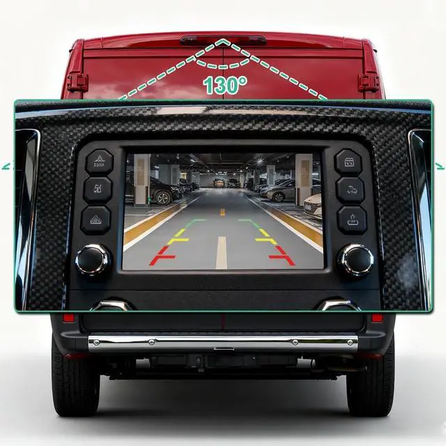 Alt view image 4 of 5 - 68284643AC Rear View Backup Camera Replacement for Ram Promaster 1500 2500 3500 2016-2023 by GreenYi
