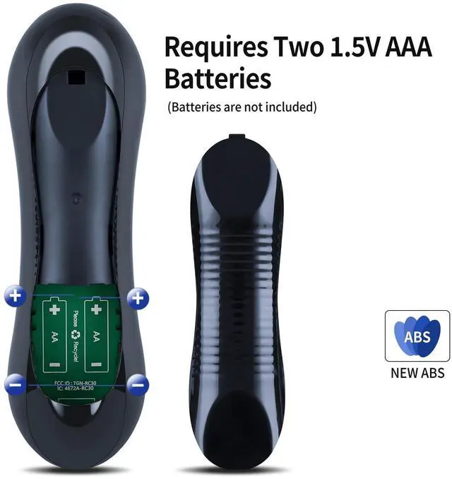 Alt view image 2 of 3 - HZIME New Replacement Remote Control Compatible for TiVo MEDIACOM (IR and RF) RCN TIVO SMLD-00266-000 URC-7020BC0-XXXX-R RC30 1-1 URC-7020BC0-0626-R C174901