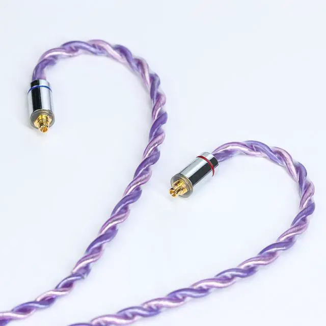 Alt view image 2 of 5 - ARTTI Flex Headphone Upgrade Cable 4 Cores 268 Strands Silver-Plated 7N OCC Copper 3in1 Plug IEM Cable HiFi Earphone Wire (MMCX Bend Plug)