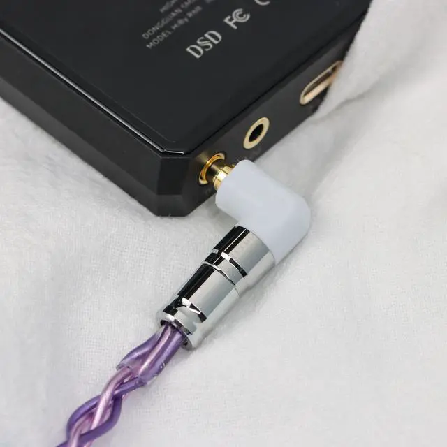Alt view image 3 of 5 - ARTTI Flex Headphone Upgrade Cable 4 Cores 268 Strands Silver-Plated 7N OCC Copper 3in1 Plug IEM Cable HiFi Earphone Wire (MMCX Bend Plug)