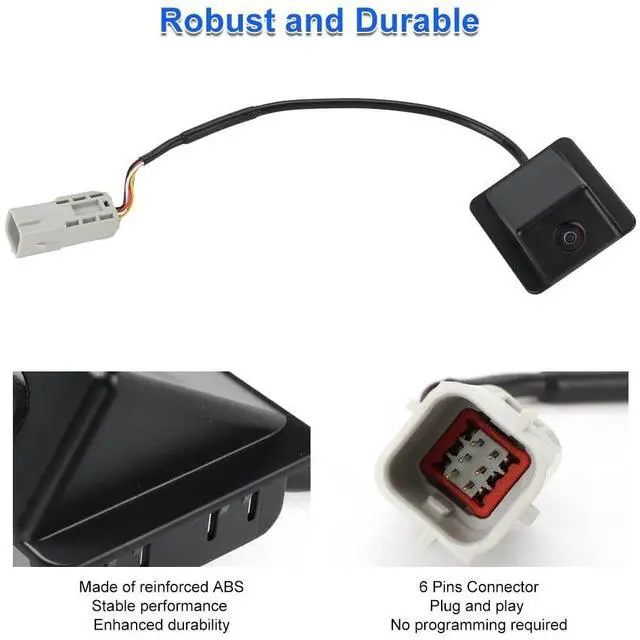 Alt view image 5 of 5 - JDMON Backup Rear Park Assist Camera Compatible with Chevy Traverse 2013 2014 2015 2016 2017 Replacement for 22900993 23135306 Reversing Aid Camera