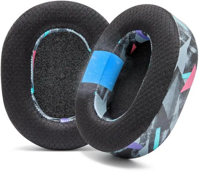 Main image of WC Freeze Blackshark V2 Pro 2023 - Cooling Gel Earpads by Wicked Cushions Only (Does not fit Old Blackshark V2 Pro) - Boost Comfort, Thickness, & Sound Isolation for Epic Gaming ^^ 90's Black