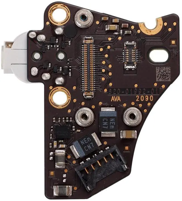 Alt view image 3 of 5 - HAWSON A2179 Audio Board Headphone Jack Connector with Cable Replacement for MacBook Air Retina 13" A2179 2020 Year (White)