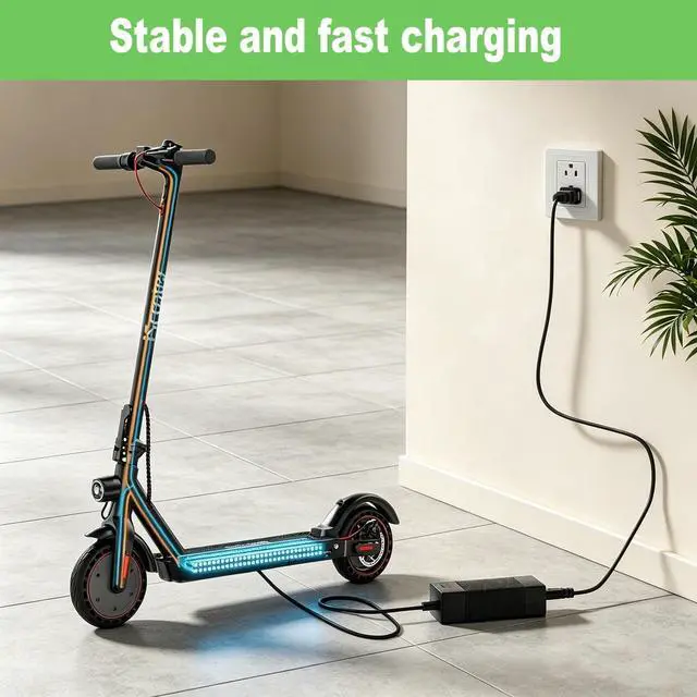 Alt view image 3 of 5 - 42V 2A Charger for iScooter 36V Lithium-ion Battery Compatible with iScooter i9, i9 Pro, i8, i8L, 1S and isinwheel U1, M10, S9 Pro, S9 Max Power Adapter Cord