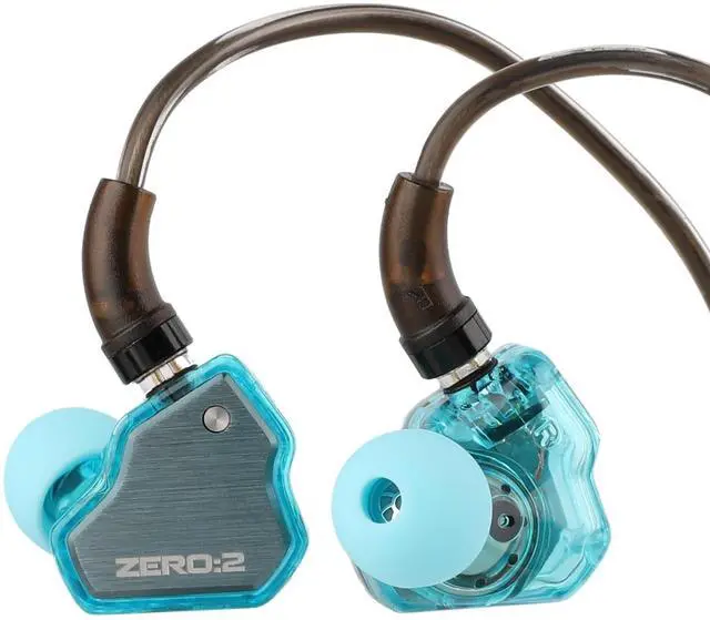 Main image of Linsoul 7Hz x Crinacle Zero:2 in Ear Monitor, Updated 10mm Dynamic Driver IEM, Wired Earbuds Earphones, Gaming Earbuds, with OFC IEM Cable for Musician (with MIC, Blue)