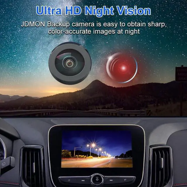 Alt view image 4 of 5 - JDMON Backup Reverse Rear Park Assist Camera Compatible with Ford Explorer 2016 2017 2018 2019 Replacement for F2GT-19G490-CC F2GT19G490CC GB5T-19G490-AB GB5T19G490AB