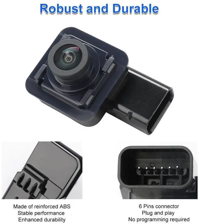 Alt view image 5 of 5 - JDMON Backup Reverse Rear Park Assist Camera Compatible with Ford Explorer 2016 2017 2018 2019 Replacement for F2GT-19G490-CC F2GT19G490CC GB5T-19G490-AB GB5T19G490AB