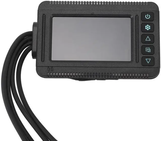 Alt view image 3 of 4 - 2K Motorcycle Dash Cam, Front and Rear Camera with 3 Inch Display, 170 Degree Wide Angle Lens, Loop Recording for Motorsports