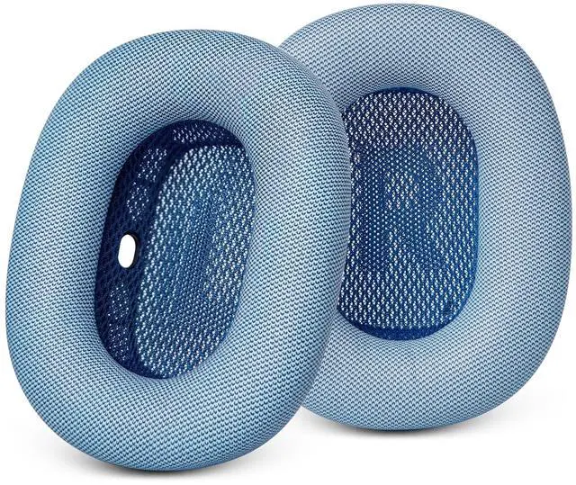 Main image of GEVO Upgraded Ear Cushions Replacement Earpads for AirPods Max 1 & 2 Headphones, Protein Leather Ear Pads Ear Covers Cups with Memory Foam and Magnet for AirPods Max 1 & 2 (Sky Blue)