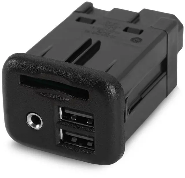 Main image of Wanzuwbip 13519224 USB Port Interface AUX Jack Audio carplay fit for Silverado Sierra Escalade Tahoe Suburban Yukon with SD Card Slot & Jet Black