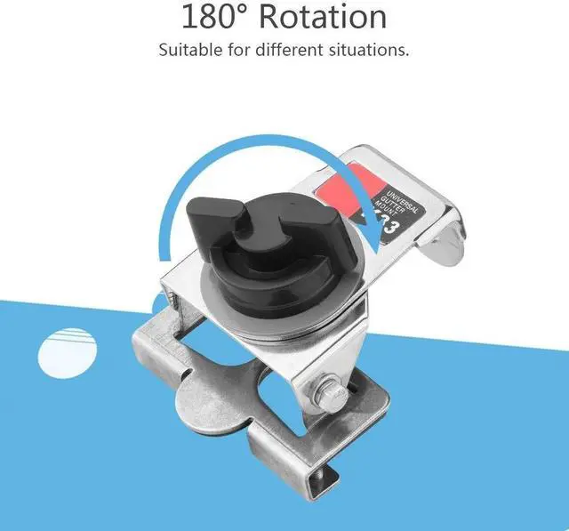 Alt view image 5 of 5 - FOSA Ham Radio Antenna Mount 180 Rotation Dual Axes Full Stainless Steel Antenna Brackets Mounts for Ham Radio with Installation Bag
