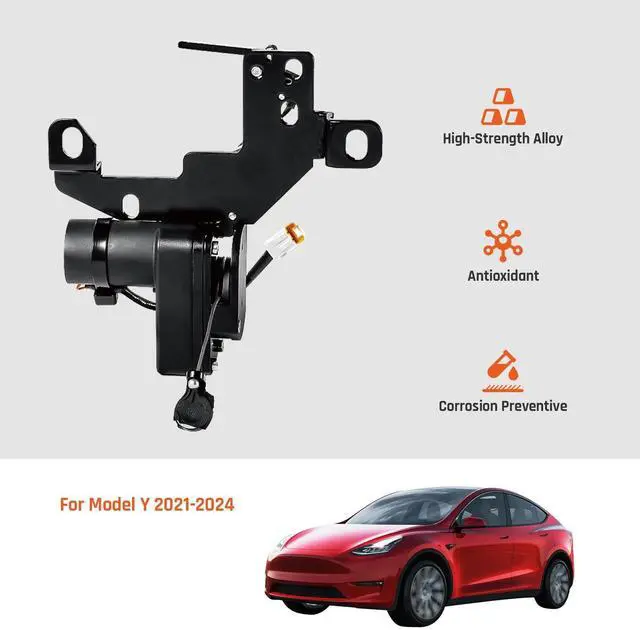 Alt view image 3 of 5 - Electric Power Frunk Closer for Tesla Model Y 2021 2022 2023 2024 - Automatic Soft Closing Front Trunk Lock Hands Free Auto Close Easy Install Upgrade Accessory