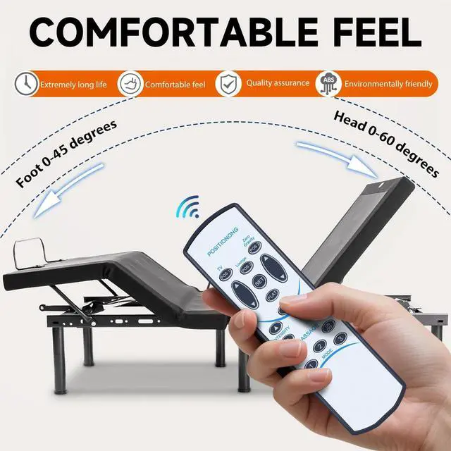Alt view image 2 of 5 - ZWP Replacement Remote Control Compatible for Naomi Home Idealbase Queen Adjustable Bed 85587W 77793 77705 77794 89607 85307 96807