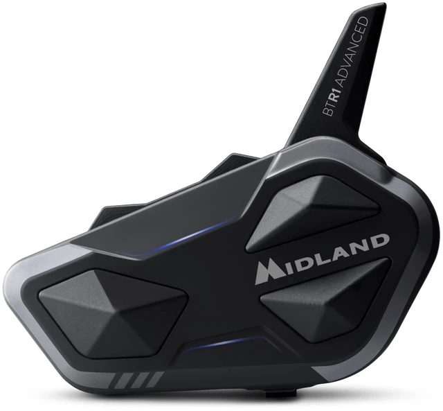 Main image of Midland BTR1 Advanced Motorcycle Bluetooth Headset, 4-Rider Intercom System