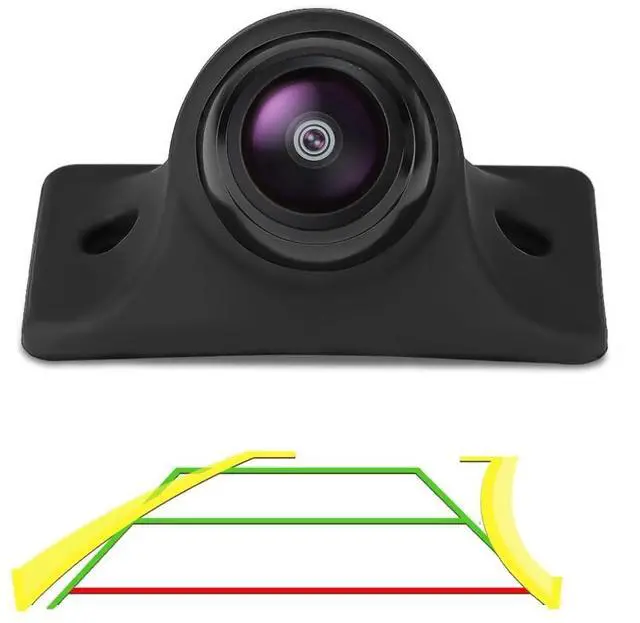 Main image of Car Backup Camera with Dynamic Trajectory Guide Line, GreenYi AHD1080P Reverse Rear View Cam, Adjustable Fisheye Lens, Night Vision Waterproof 170 Degree Wide View
