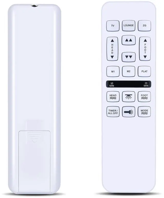 Main image of FQOUG Replacement Remote for Richmat HJH55/HJC18 Control Box, Mlily, Bedtech, Mattress Firm 600 or 3000, iDealBed Custom Comfort Adjustable Bed Base