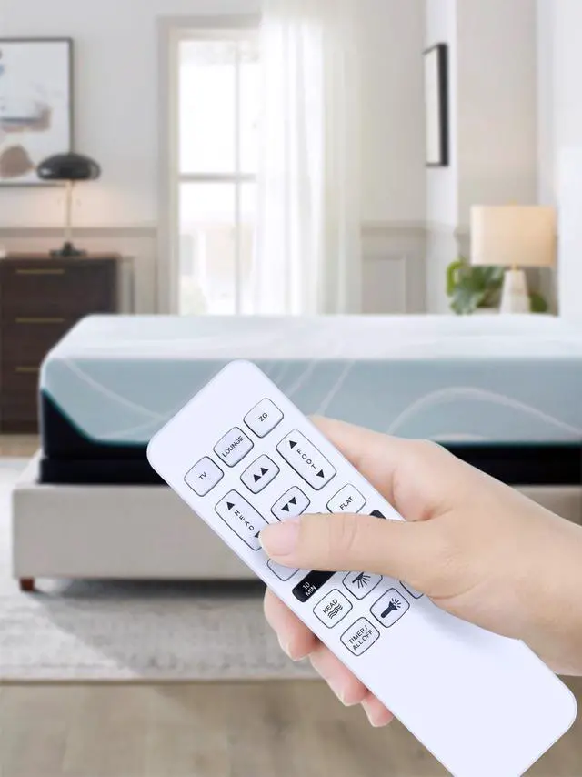 Alt view image 4 of 5 - FQOUG Replacement Remote for Richmat HJH55/HJC18 Control Box, Mlily, Bedtech, Mattress Firm 600 or 3000, iDealBed Custom Comfort Adjustable Bed Base