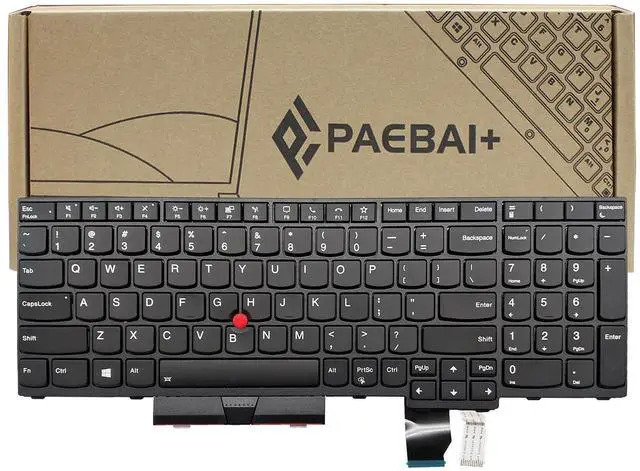 Alt view image 3 of 5 - PAEBAI+ Replaccment Laptop Keyboard Backlit for Lenovo Thinkpad T15G P15 P17 GEN2 US Layout Black