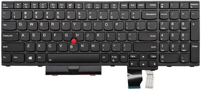 Alt view image 2 of 5 - PAEBAI+ Replaccment Laptop Keyboard Backlit for Lenovo Thinkpad T15G P15 P17 GEN2 US Layout Black