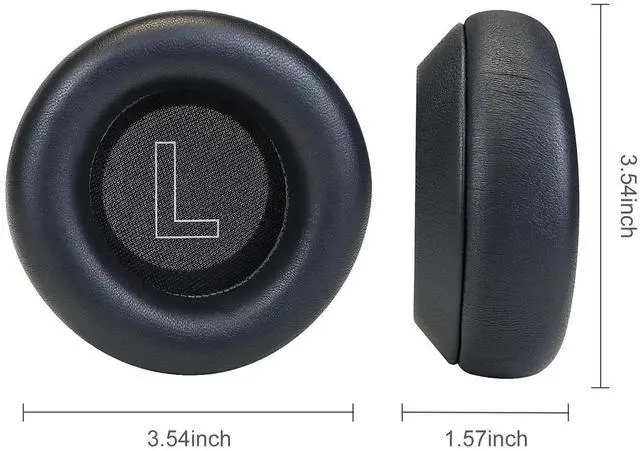 Alt view image 4 of 5 - SINOWO Lambskin Ear Pads,Replacement Sheepskin Earpads for Bang & Olufsen Beoplay Portal Wireless Noise Cancelling Gaming Headphones,Ear Cushions with Noise Isolation Memory Foam(Black Anthraci
