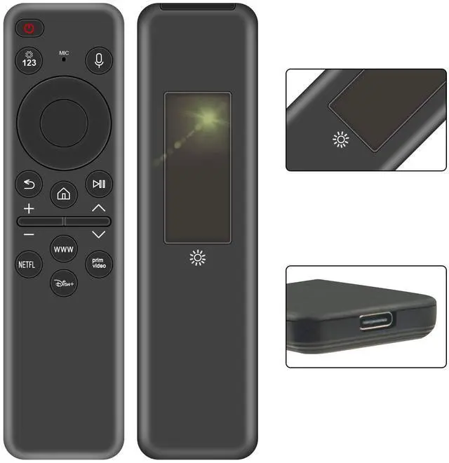 Alt view image 5 of 5 - Voice Replacement Remote Commander Compatible with Samsung Smart TV QN50QN90CAF QN65Q80CAF QN65QN90CAFXZA QN50QN90CAFXZA QN85Q80CAF QN55Q70CAFXZA QN98QN990CF QN85QN900CFXZA QN55Q60CAF QN75Q80CAF