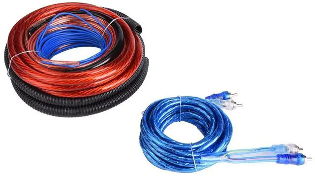 Alt view image 2 of 5 - 4 Guage 2800W Car o Subwoofer Amplifier Speaker Installation Wire Cable Kit Suit for Speaker Install Wiring Cable, Terminals and Harnesses