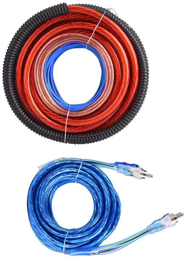 Alt view image 4 of 5 - 4 Guage 2800W Car o Subwoofer Amplifier Speaker Installation Wire Cable Kit Suit for Speaker Install Wiring Cable, Terminals and Harnesses
