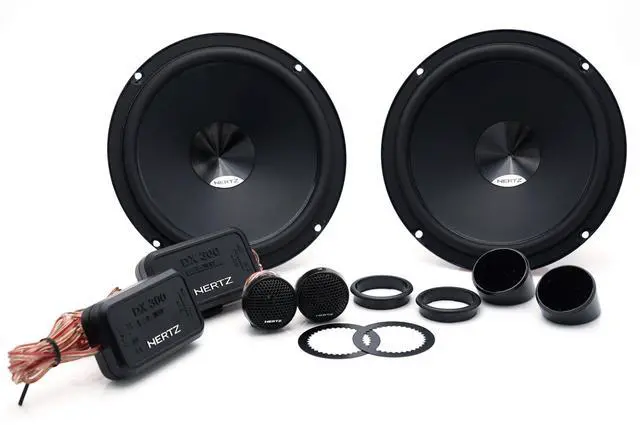 Main image of Hertz Dieci Series DSK-1653 Component Speaker Kit 6.5" 2-Way: DV 165.3 + DT 24.3 + DX 300 + Grilles