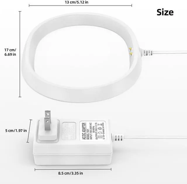 Alt view image 2 of 5 - Charger Base for Sonos Move Speaker (Gen 1 & Gen 2), Replacement Charging Adapter Compatible with Sonos Move 1/2 (White)
