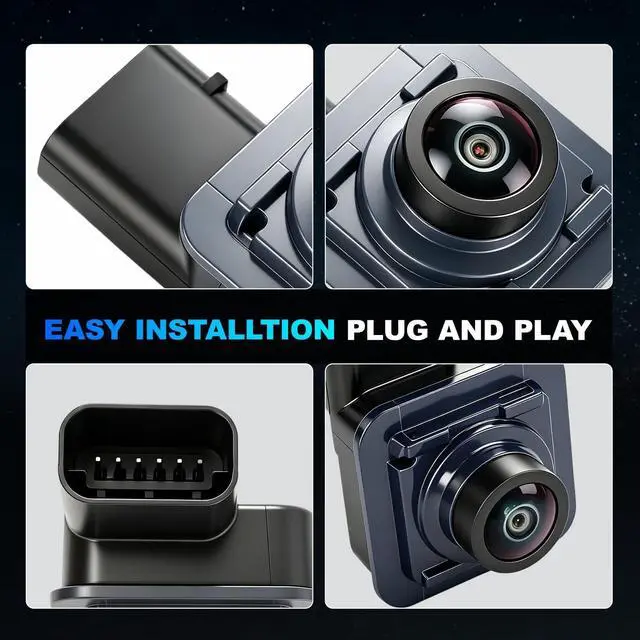 Alt view image 3 of 5 - OTO-K Parking Assist Rear Backup Camera FL3Z-19G490-D Compatible with 2015 2016 2017 F-150 Replaces# FL3Z19G490D FL3Z-19G490-B FL3Z19G490B FO1960101