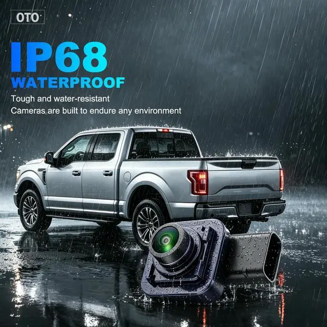 Alt view image 5 of 5 - OTO-K Parking Assist Rear Backup Camera FL3Z-19G490-D Compatible with 2015 2016 2017 F-150 Replaces# FL3Z19G490D FL3Z-19G490-B FL3Z19G490B FO1960101