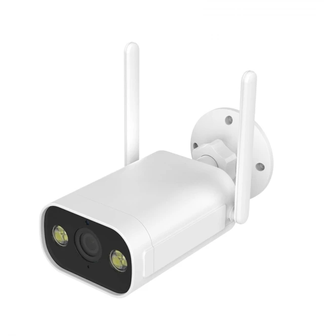 Main image of DIBOKAYSHI Outdoor Security Camera, 2K, 3MP, HD 2.4G WiFi Home Webcam with Infrared and Color Night Vision, Two-Way Audio, IP66 Waterproof, Compatible with the Tuya/Smart Life APP